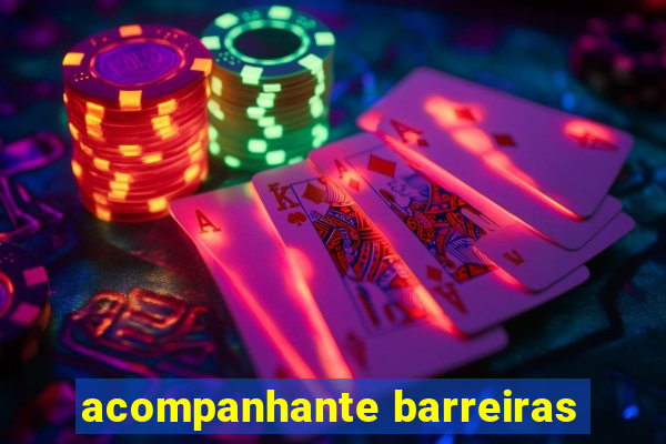 acompanhante barreiras